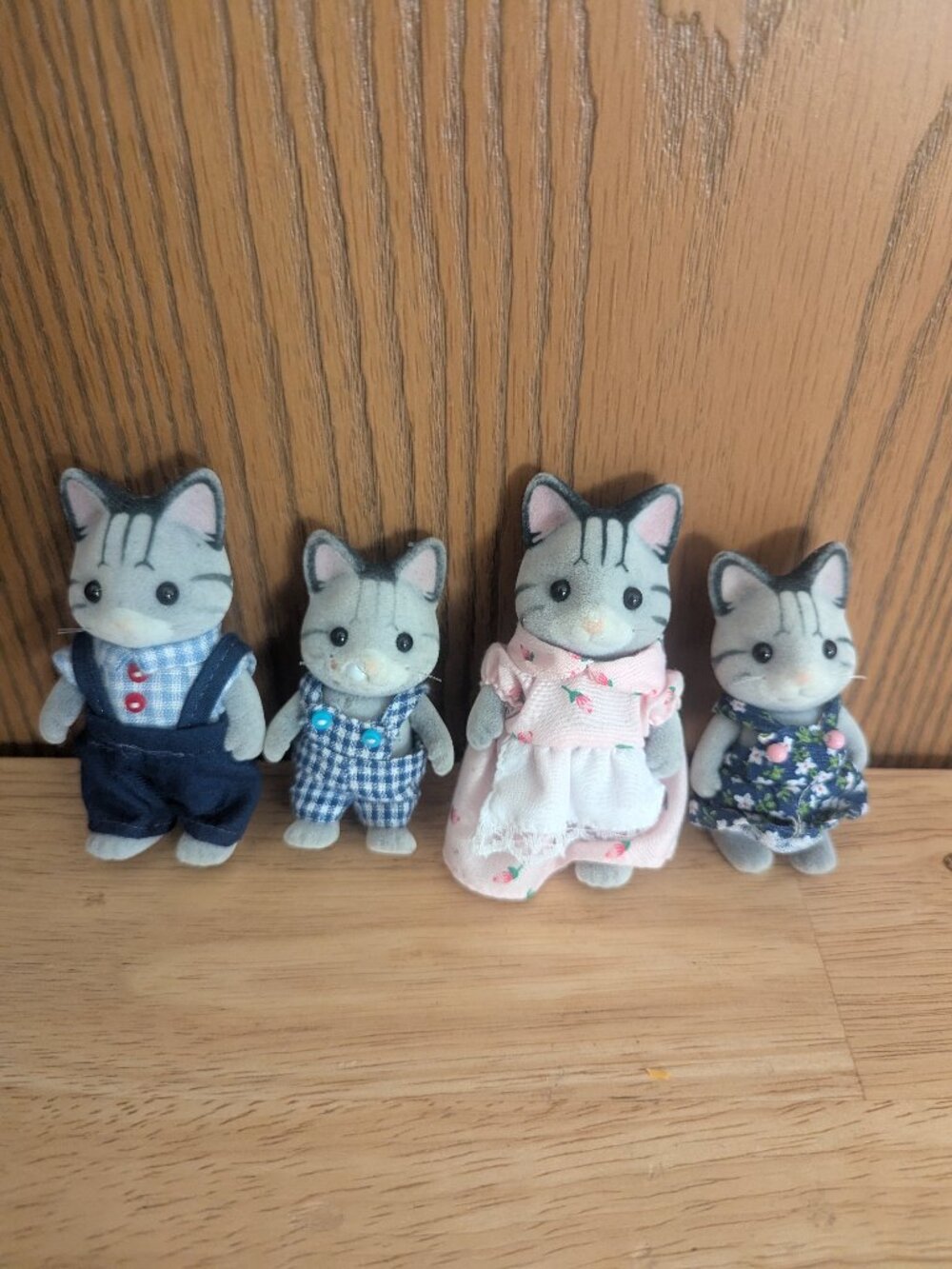 Calico Critters/Sylvanian Families Fisher Cat Family of 4-Rare